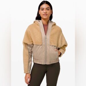 Lululemon Jacket Sherpa and Shine Jacket size 4